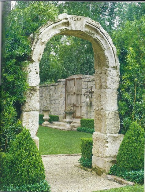 Garden Pavilion, Meditation Garden, Garden Arches, Garden Entrance, Stone Arch, Stone Walls, Front Entrance, French Garden, Romantic Garden