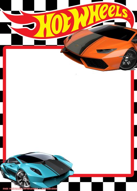 Download FREE Hot Wheels Lamborghini Invitation Templates Compleanno A Tema Hot Wheels, Hot Wheels Themed Birthday Party, Hot Wheels Invitations, Imprimibles Hot Wheels, Hotwheels Birthday Party, Festa Hot Wheels, Hot Wheels Party, Hot Wheels Birthday, Foto Disney