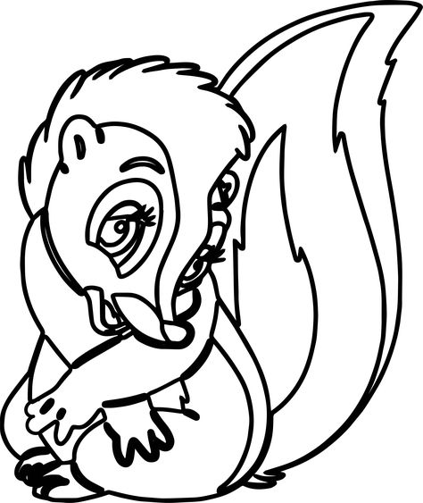 nice Bambi S Flower The Skunk Flower Shy Coloring Pages Flower The Skunk, Baby Skunks, Kid Coloring Page, Coloring Pages For Boys, Plant Images, Printable Coloring Sheets, Flower Coloring Pages, All About Plants, Auto Car