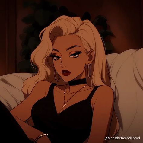 Cartoon Profile Pics Dirty Blonde, 90s Manga, Blonde Hair Characters, Blonde Goth, Solo Pfp, Blonde Hair Green Eyes, Fire Icons, Y2k Art, Beautiful Days