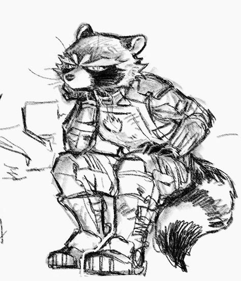 Rocket The Raccoon Drawing, Raccoon Pokemon, Racoon Reference, Dnd Raccoon, How To Draw Raccoon, Raccoon Oc Human, Raccoon Person, Racoon Character Design, Rocket Raccoon Drawing