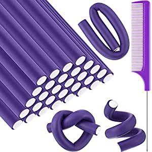 Get beautiful Flexi Rod curls that are full of bounce!!! Buy this set now! Short Hair Purple, Flexible Curling Rods, Foam Hair Rollers, No Heat Hair, Hair Rods, Short Purple Hair, Foam Rollers Hair, Bonnet Hair Dryer, Long And Short Hair