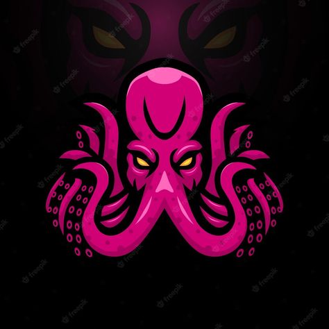 Premium Vector | Vector kraken mascot design for sport and esport logo Kraken Logo, Mascot Design, Kraken, Octopus, Premium Vector, Graphic Resources, Nautical, Graphic Design, Rug