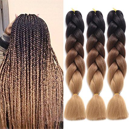 Brown Box Braids, Ombre Box Braids, Kanekalon Braids, Ombre Braiding Hair, Kanekalon Jumbo Braid, Jumbo Braiding Hair, Ombre Braid, Crochet Dreadlocks, Braiding Hair Extensions