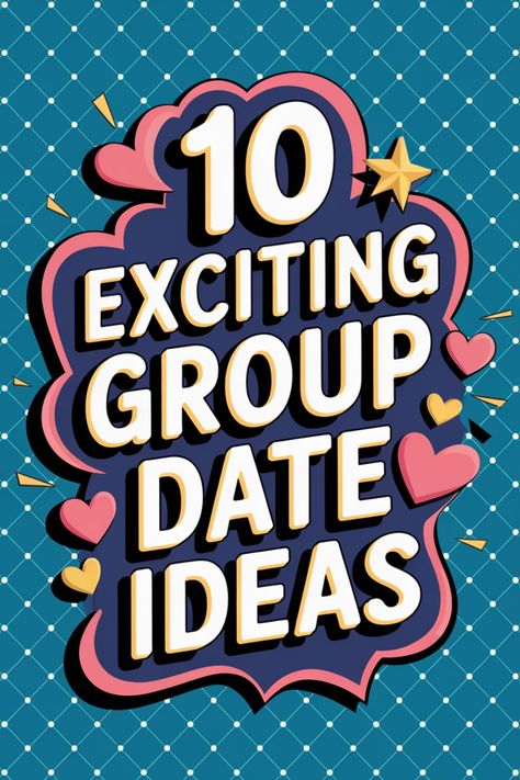 Looking for fun group date ideas? Here are ten exciting suggestions to liven up your next night out! Whether you're hitting the bowling alley, hosting a game night, or embarking on a group hike, these activities are sure to create lasting memories with friends and loved ones. Get ready for a mix of laughter, friendly competition, and shared experiences that will bring you closer together. Group Date Ideas, Potluck Dinner Party, Cooking For A Group, Group Dates, Christmas Date, Memories With Friends, Class Games, Get A Girlfriend, Get A Boyfriend