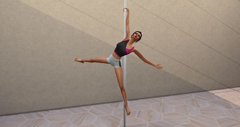 Dance Animation, Up Animation, Pole Dance, Dance Poses, Sims 4 Mods, Pole Dancing, Sims Cc, The Sims, Sims 4