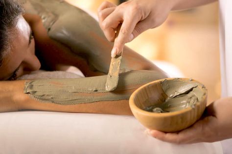 Body Wrap Spa, Mud Therapy, Back Facial, Therapeutic Yoga, Spa Menu, Body Wrap, Integrative Health, Therapeutic Massage, Body Spa