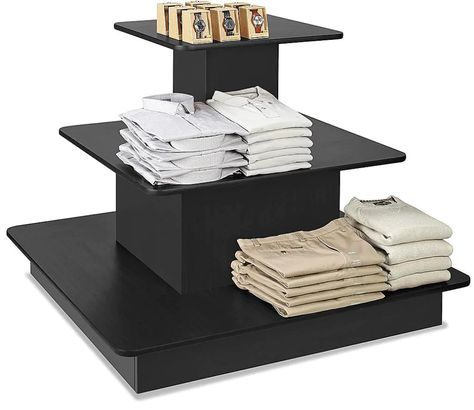 Display Tables, 3-Tier Retail Display Tables in Stock - ULINE Countertop Display Case, Retail Display Cases, Pallet Display, Display Tables, Countertop Display, Retail Displays, Book Room, Display Table, Toy Display