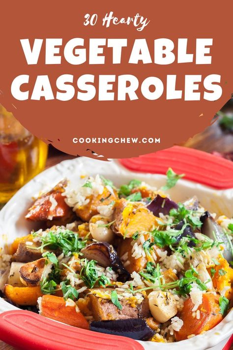 30 Hearty Vegetable Casseroles Vegetable Side Dish Casseroles, Healthy Vegetable Casserole, Easy Vegetable Casserole, Shoepeg Corn Casserole, Mixed Vegetable Casserole, Lentil Casserole, Casserole Crockpot Recipes, Vegetable Casseroles, Greek Vegetables