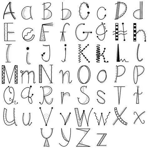 Doodle Alphabet Font 2 is a fun, handwritten font perfect for crafting, journaling, and other creative projects. It features a whimsical style with a modern twist, and is sure to add a touch of personality to your Halloween Fonts Alphabet Handwritten, Summer Fonts Alphabet, Fun Fonts Alphabet Hand Drawn, Fun Number Fonts, Fun Lettering Handwritten, Fun Handwriting Fonts, Chalkboard Fonts Alphabet, Fun Fonts To Draw, Girly Lettering