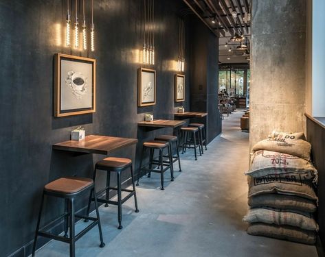 Small Restaurant Design, Café Design, Small Coffee Shop, Small Cafe Design, Coffee Shop Interior Design, Starbucks Reserve, Cafe Shop Design, Cafe Furniture, Coffee Shops Interior