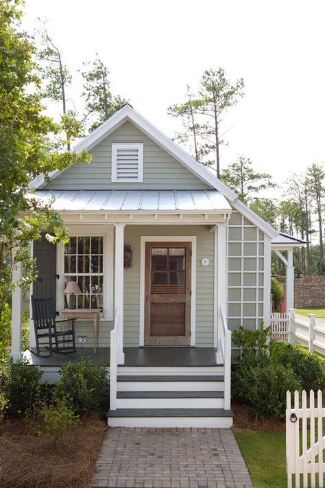 Tiny House Plans Small Cottages, Small Cottage Designs, Cottage House Exterior, Small House Living, Small Cottage House Plans, Small Cottage Homes, Small Cottages, A Small House, Best Tiny House