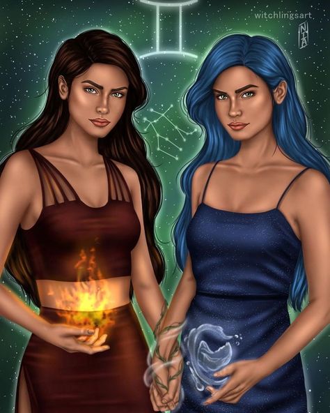 Tory And Darcy, Vega Twins, Zodiac Twins, Sisters Book, Zodiac Academy, Twisted Sister, Celestial Art, Fan Book, Book Characters