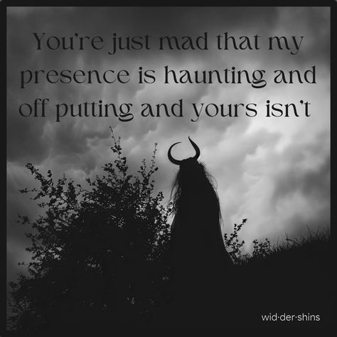 Unusual Quotes, Monster Quotes, Demonic Quotes, Dark And Twisty, Divine Feminine Spirituality, Witch Magic, Fun Signs, Dark Places, Wonderful Words