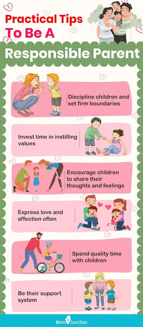 Being a responsible parent may not be easy, but it’s definitely rewarding. To help you with it, we bring practical tips you can follow to ensure you are effectively fulfilling all your parental responsibilities. Read through and share with fellow parents to help sail smoothly through parenting. Responsible Parenthood, Parenting Discipline, Mom Junction, Discipline Kids, Single Life, Good Parenting, Thoughts And Feelings, Quality Time, A Child