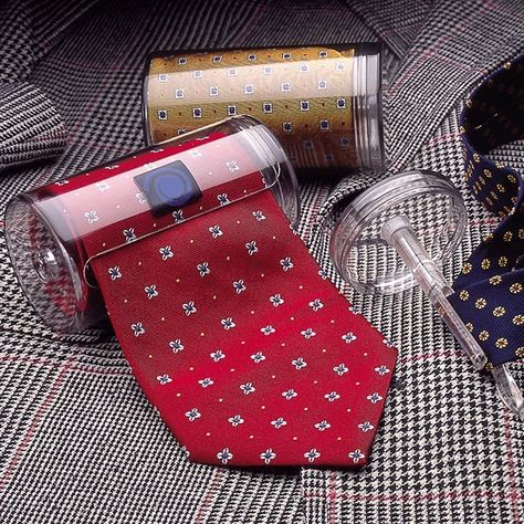 Tie Caddy - $29 Fancy Tie, Tie Storage, Tie Holder, Tie Rack, Office Travel, Man Style, Neck Ties, Mens Neck Ties, Gentleman Style