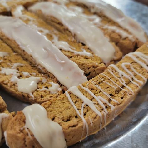 Pumpkin Biscotti (Gluten Free) - The Padilla Family Homestead Gluten Free Pumpkin Biscotti, Pumpkin Biscotti, Family Homestead, Gluten Free Crackers, Large Pumpkin, Oat Cakes, Melting White Chocolate, Gluten Free Pumpkin, Nutrition Labels