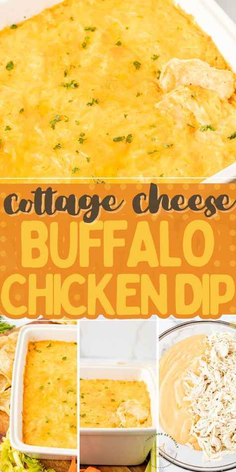 Cottage Cheese Nacho Dip, Blended Cottage Cheese Dip, Cottage Cheese Buffalo Chicken Dip, High Protein Dips, Cottage Cheese Buffalo Chicken, High Protein Dip, Cottage Cheese Dip Recipes, Cheese Chip Dip, Protein Dip