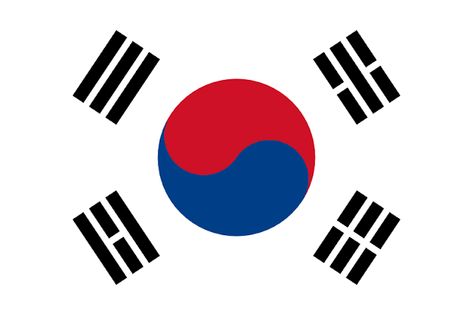 Bandera de Corea del Sur [Eurowon] South Korea Flag, Korean Flag, Scarlet Heart Ryeo, Ocean Inspired Jewelry, Save Our Oceans, Suwon, Daejeon, Ulsan, Gwangju