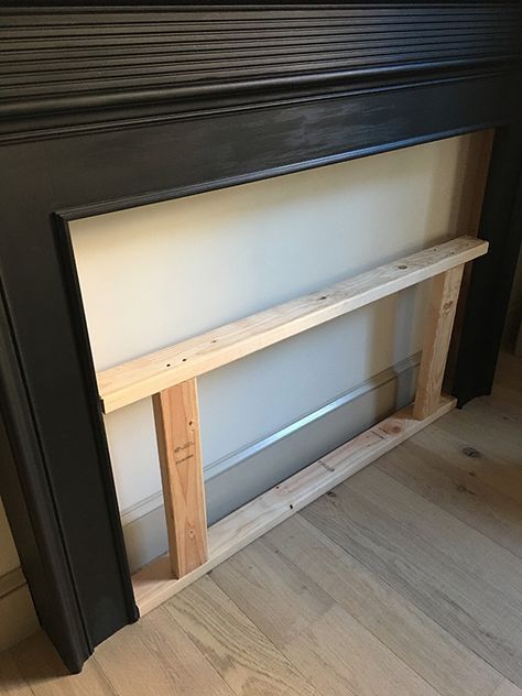 DIY Electric Fireplace Paint Electric Fireplace, Painted Fireplace Mantels, Diy Electric Fireplace, Modern Fireplace Ideas Living Rooms, Diy Shiplap Fireplace, Painted Fireplace, Fireplace Diy, Tv Over Fireplace, Yard Makeover