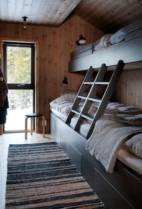 my scandinavian home: A Beautiful Ski Chalet / Cabin in Hafjell, Norway Scandinavian Ski Chalet, Ski In Ski Out Cabin, Chalet Cabin, Norwegian Cabin, Norwegian Home, Cabin In The Snow, Scandinavian Cottage, My Scandinavian Home, Ski Cabin