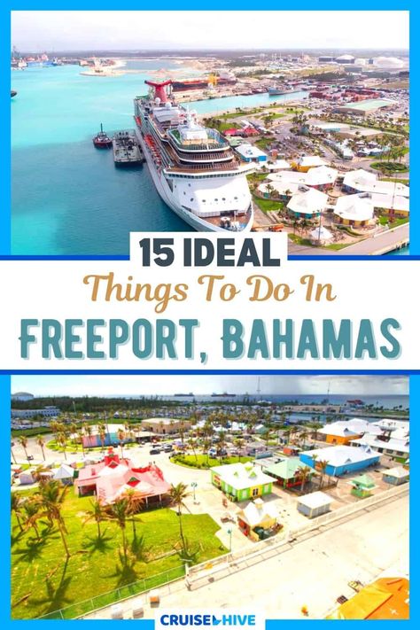 Looking forward to seeing Grand Bahama Island, but not sure what to do or where to go first? Here’s the best things to do in Freeport, Bahamas for a fun, enjoyable trip! via @cruisehive Bahama Cruise, Conch Salad, Norwegian Sky, Grand Bahama Island, Vacay Spots, Bahamas Trip, Freeport Bahamas, Bahamas Honeymoon, Carnival Cruises