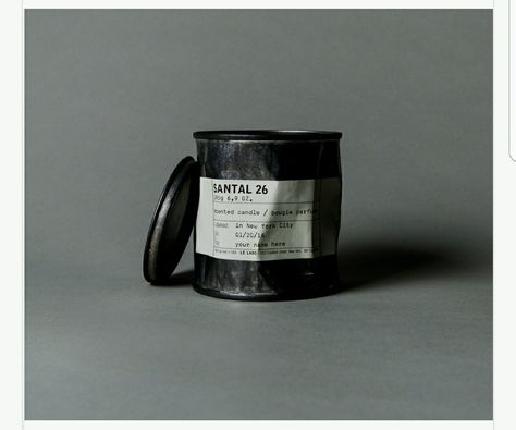 Santal 26 | La Labo  https://www.lelabofragrances.com/santal-26-33.html?size=195g Masculine Candle, Classic Candles, Niche Perfume, Candle Packaging, Light My Fire, Candle Sizes, Candle Collection, Vintage Candles, Personalized Labels