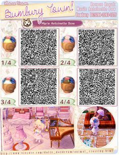 Hair Remember, Qrcodes, Hair Bows, Acnl Hairstyles, Qr Hair, Acnl Hair Qr Code, Ac Hats, White Hair, Animal Crossing Qr Codes Hair Animal Crossing Hair, Code Hair, Animal Crossing Qr Codes, Black White Hair, Acnl Qr Codes, Motif Acnl, Animal Crossing 3ds, White Hair Bows, Ac New Leaf