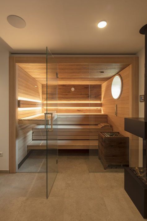 Sauna Im Bad, Spa Design Interior, Diy Sauna, Home Spa Room, Sauna House, Sauna Diy, Indoor Sauna, Serene Bathroom, Paint Your House