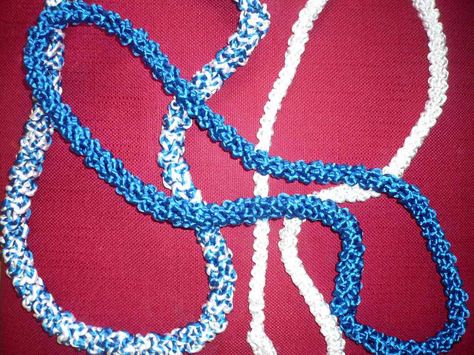 For other lei, see pikake, braided, eyelash or candy lei. This photo shows what we will be making in this post. To make an easy spiral crochet rattail lei, all you need is — *  some rattail i… Crochet Lei, Candy Lei Diy, Candy Lei, Hawaiian Crafts, Spiral Crochet, Crochet Garden, Ribbon Lei, Graduation Leis, Face Mask Lanyard