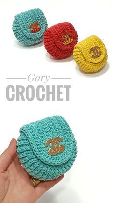 Coin Purse Crochet Pattern, Lidia Crochet Tricot, Crochet Travel, Coin Purse Pattern, Crochet Wallet, Crochet Coin Purse, Crochet Bag Pattern Free, Crochet Keychain Pattern, Crochet Pouch