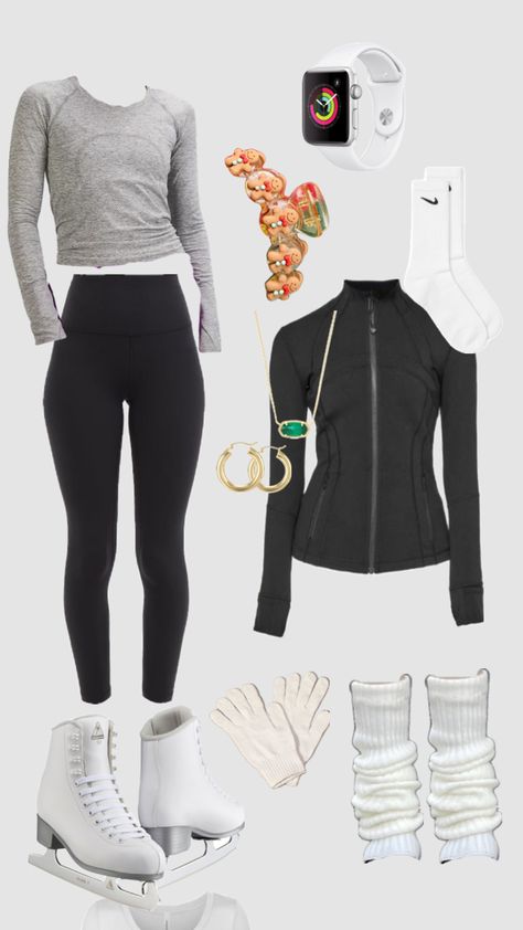 Skate Aesthetic Outfits, Ice Skating Beginner, Skate Outfit, Skater Outfit, Skating Outfit, Figure Skating Outfits, Ice Skating Outfit, Skating Aesthetic, Skater Outfits