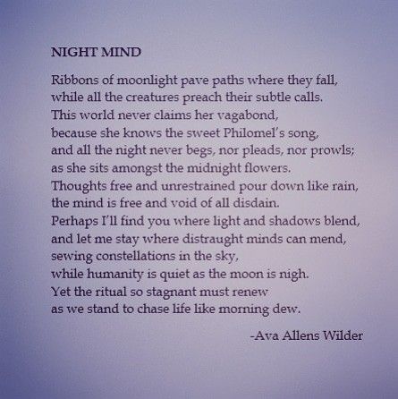 Poem About Night Time, Beautiful Poetry, Nocturnal Animals, Quiet Time, Meaningful Quotes, Psychology, Poetry, Mindfulness, Writing