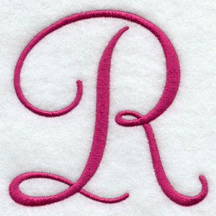 Fancy Flourish Capital Letter R - 4 Inch Flourish Alphabet, Flourish Design, Freestanding Lace Embroidery, Felt Books, Embroidery Alphabet, Fancy Letters, Diy Gifts For Friends, Learn Embroidery, Alphabet Design