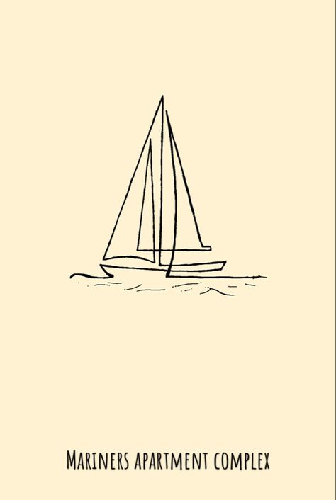 Sail Boat Tattoo, Sail Tattoo, Lineart Embroidery, Sailing Tattoo, Sailboat Tattoo, Boat Tattoo, Dainty Tattoos, Sail Boat, Apartment Complexes