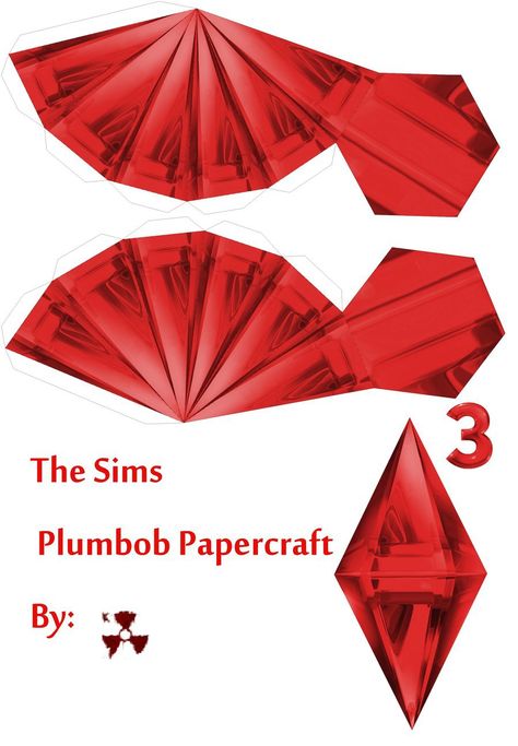 The Sims Red(angry) Plumbob Papercraft Template Designed by killero Pink Plumbob, Sims Costume, Sims 4 Anime, Homemade Earrings, Video Game Party, Diy Jewelry Display, Papercraft Printable, Papercraft Templates, Halloween 2023