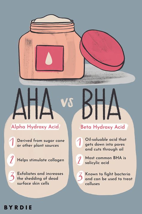 AHA vs. BHA: What Is the Difference? Aha Vs Bha, Skin Facts, Oily Skin Care, Skin Care Routine Steps, Diy Skin Care, Acne Skin, Healthy Skin Care, Beauty Skin Care Routine, Face Skin Care