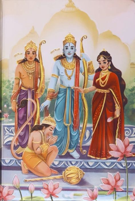 Ram Sita, Cute Iphone Wallpaper Tumblr, Hanuman Ji Wallpapers, Rama Image, Buddhist Art Drawing, Buddha Art Drawing, Lord Rama Images, Sanatana Dharma, Hanuman Images