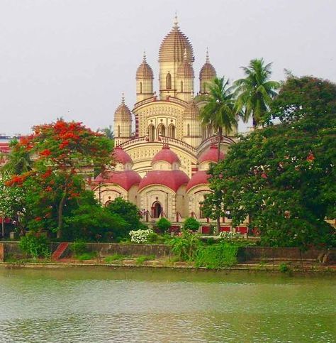 Dakshineswar Kali Temple, Dakshineswar Kali, Kali Temple, Ancient Indian Architecture, Temple Design For Home, E Business, Tourism Development, Visa Online, Business Visa