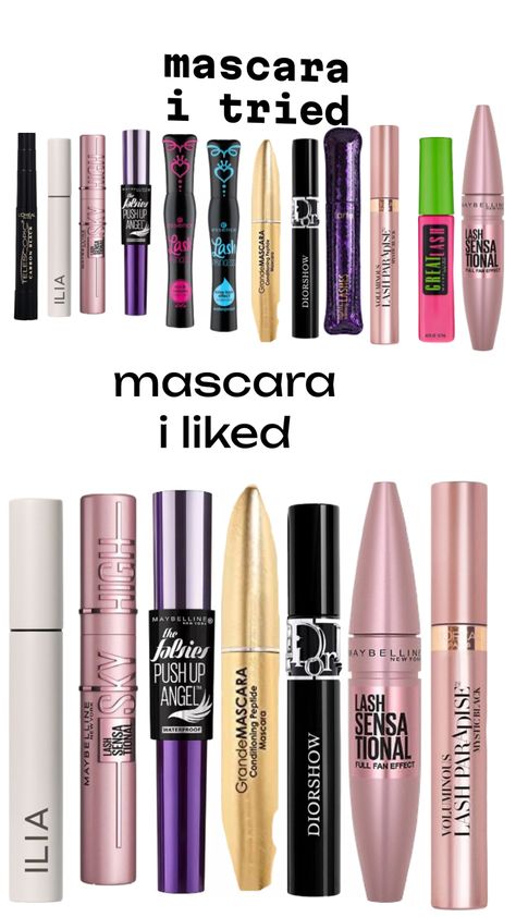 Make Up Recommendations, Dm Must Haves, Mascara Recommendations, Best Mascaras, Homecoming Makeup Blue, Makeup Order, Makeup Bag Essentials, Makeup Help, Easy Makeup Tutorial