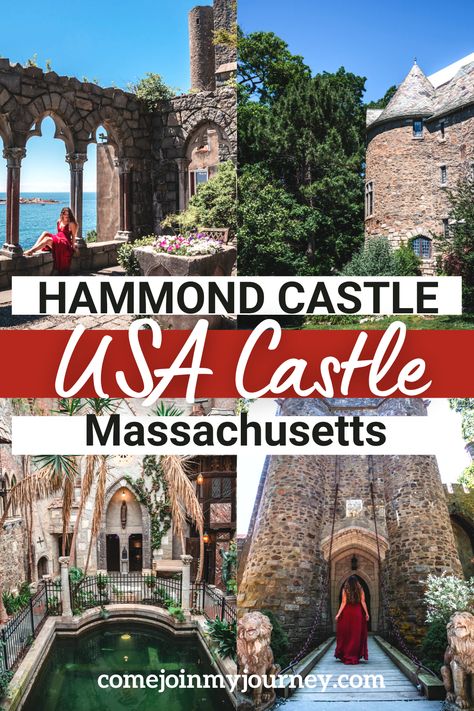 Hammond Castle, Usa Places To Visit, Castles To Visit, Massachusetts Travel, North America Travel Destinations, Boston Travel, Castles In England, Canada Travel Guide, Cape Ann