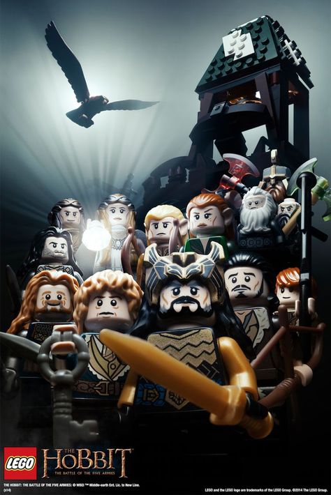 I would like to have all those LEGO miniatures! LEGO - The Hobbit Lord Of The Ring Wallpaper, The Ring Wallpaper, Lego Movie Poster, Ring Wallpaper, Lego The Hobbit, Lego Blueprint, Lego Hobbit, Battle Of The Five Armies, Lord Of The Ring