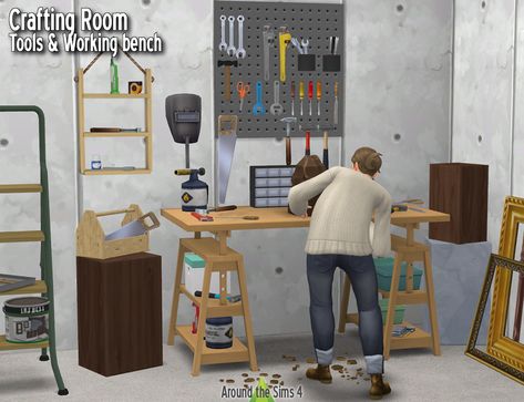 Around The Sims 4, The Sims 4 Custom Content, Crafting Room, The Sims 4 Download, Sims Four, Sims 4 Update, Sims 4 Build, Sims 4 Game, Sims 4 Cc Finds