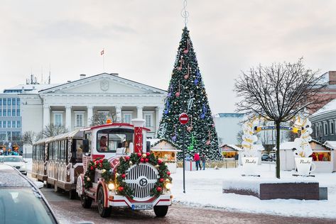 During Christmas in Lithuania, families gather together and enjoy the festive spirit! Home Alone 1990, Christmas Eve Dinner, Space Saving Kitchen, Gather Together, Christmas Town, Christmas Train, About Christmas, Garland Decor, Winter Fun