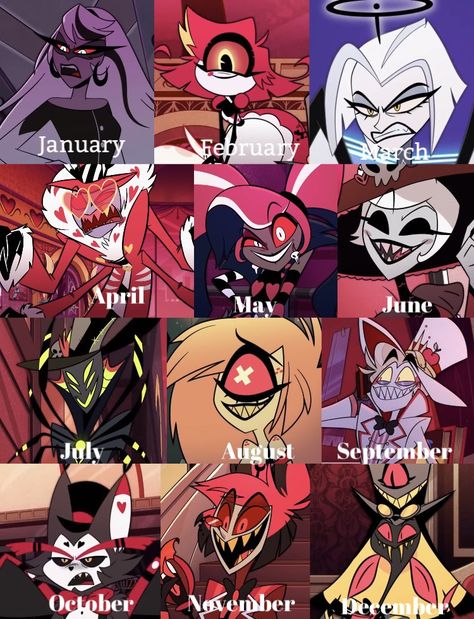 🍷𝐸𝒹 🔥 (𝐵𝒶𝓇𝓉𝑒𝓃𝒹𝑒𝓇 𝒹𝑒𝓂𝑜𝓃) on X: "//You will get a love bite from a character on your birth month on Valentine’s Day. ❤️ ♥️ https://t.co/5MS4TAU33z" / X Love Bite, Hotel Card, Best Cartoons Ever, Cartoon Style Drawing, I'm A Loser, Hotel Trivago, Monster Hotel, H Hotel, Vivziepop Hazbin Hotel