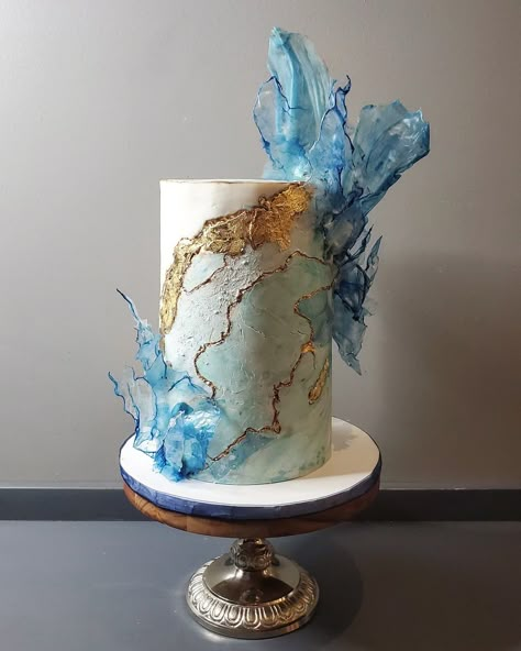 Sail Cake, Spa Cake, Modern Birthday Cakes, Ocean Cakes, Chocolate Cake Designs, Everything Is Perfect, Geode Cake, Sea Cakes, Birthday Cake For Him