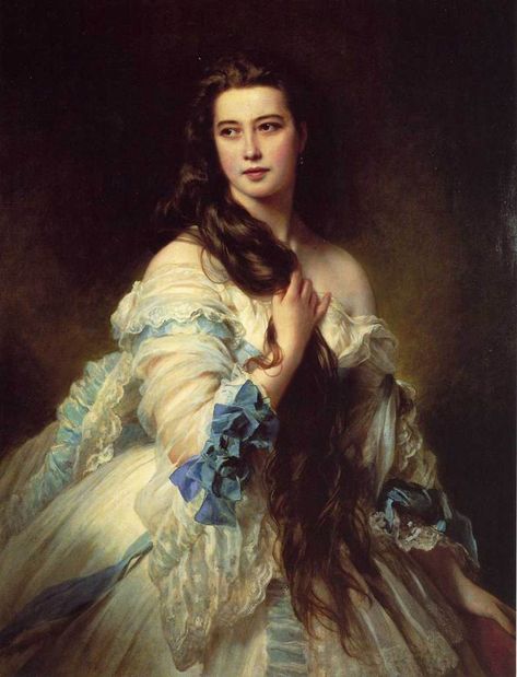 Varvara Rimskaya-Korsakova#painting #artwork #paintingsforsale #gallery  #oilpainting #arthistory #Royal #Princes #Queen Franz Xavier Winterhalter, Franz Xaver Winterhalter, Rococo Art, Victorian Paintings, Alfons Mucha, Nordland, Historical Painting, A4 Poster, Oil Painting Reproductions