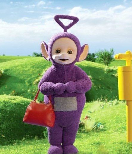 Tella Tubbies Costumes, Nono Teletubbies, Teletubbies Makeup, Tele Tubbies, Purple Teletubby, Telly Tubbies, Tinky Winky, Jazz Songs, House Cartoon