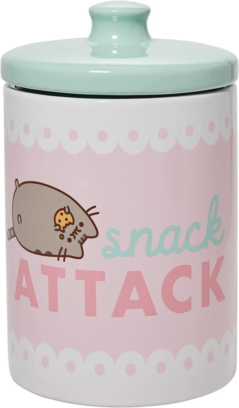 Cat snack attack treat canister Pusheen Cookies, Pusheen Collection, Pink Pusheen, Pusheen The Cat, Pusheen Cute, Cat Snacks, Pusheen Cat, Snack Attack, Treat Holder