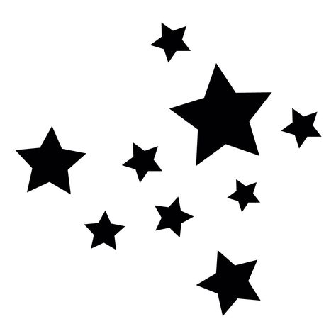 Tattoo Ideas Stencil, Wand Designs, Stars Clipart, Farm Animal Crafts, Overlays Tumblr, Star Silhouette, Star Clipart, Kids Room Lighting, Sharpie Tattoos